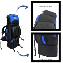 کوله پشتی کوهنوردی 75 لیتری فوروارد کد FCLT431 - CAMPING PLUS