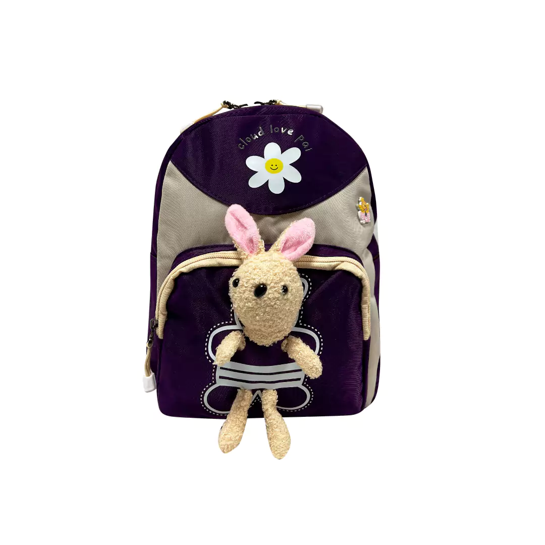 کوله پشتی دخترانه طرح عروسکی مدل GB60514