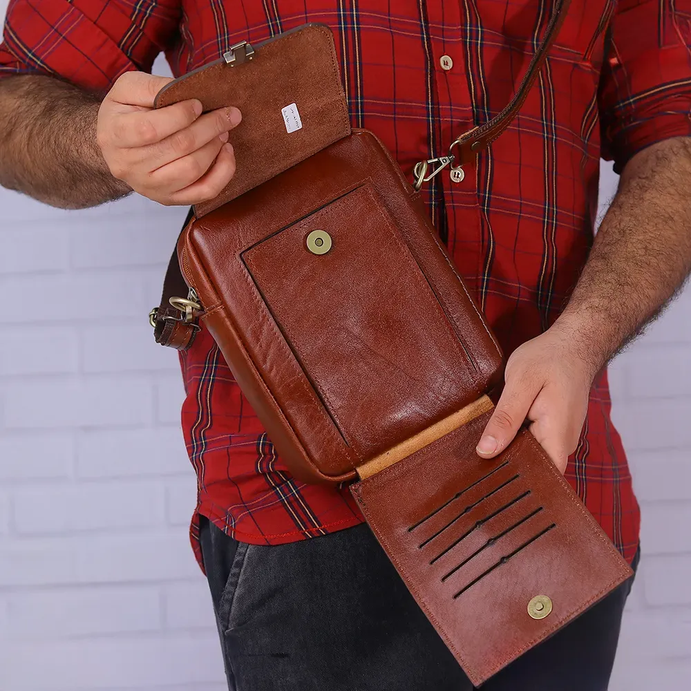 کیف رودوشی چرمسال مدل LBR042