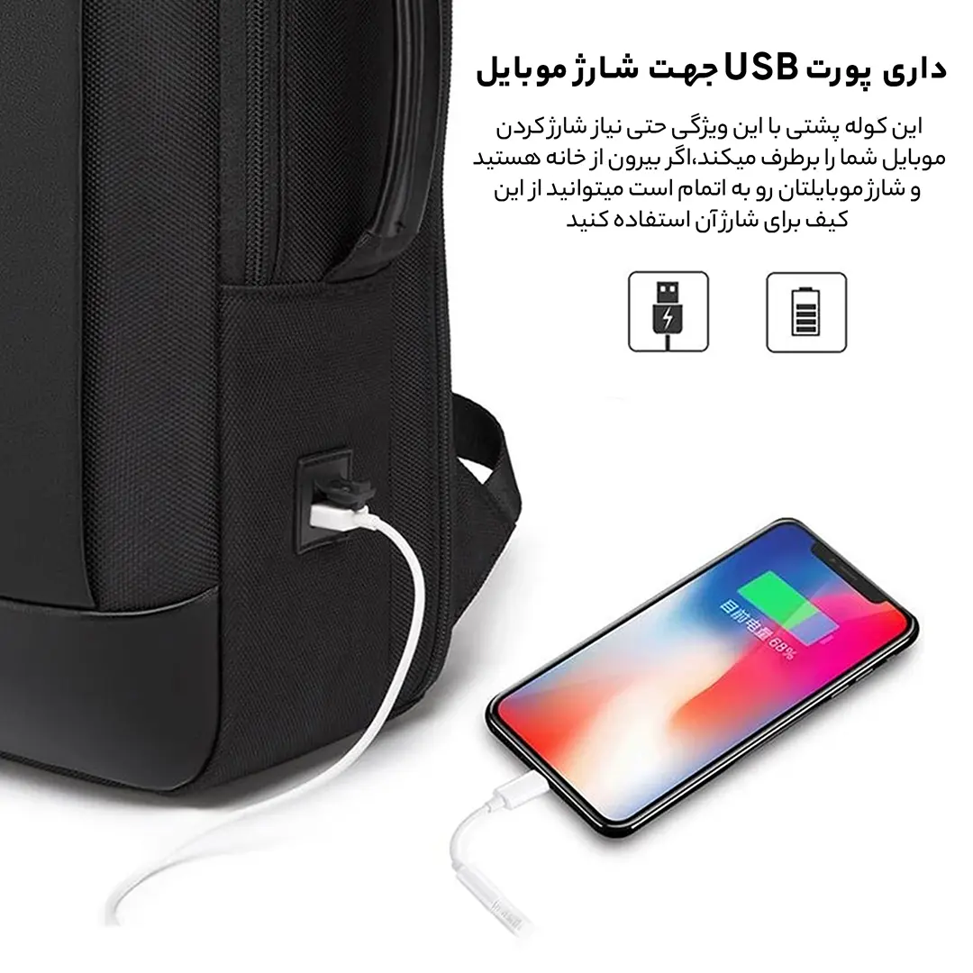 کوله پشتی لپتاپ Bange مدل BG-7251
