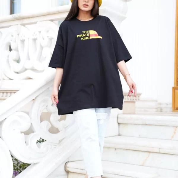 تیشرت زنانه لانگ مدل TL22130