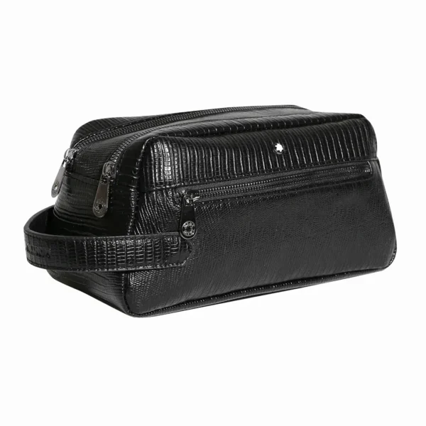 کیف دستی چرمی دو زیپ Mont Blanc مدل MB30446-Plus
