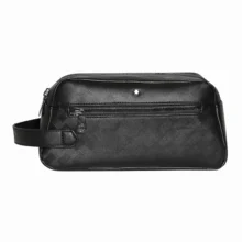 کیف دستی چرمی دو زیپ Mont Blanc مدل MB30447-Plus