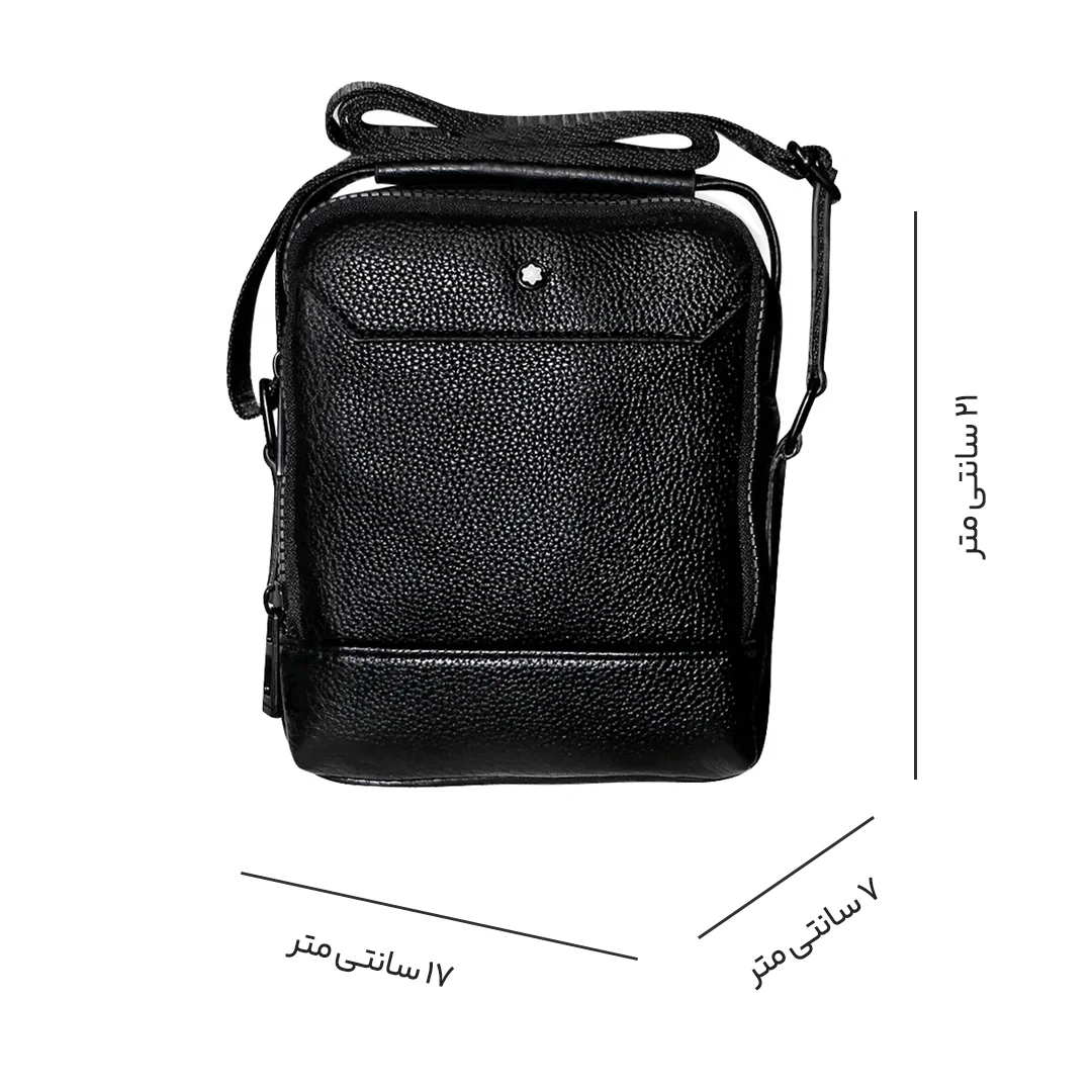 کیف رودوشی چرمی Mont Blanc مدل MB30462 سایز متوسط