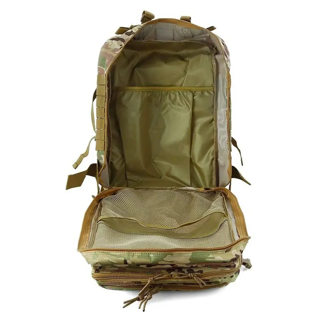 کوله پشتی تاکتیکال 45 لیتری مدل Military بج دار