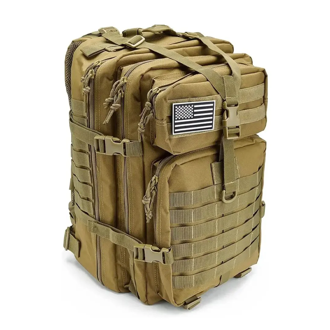 کوله پشتی تاکتیکال 45 لیتری مدل Military بج دار