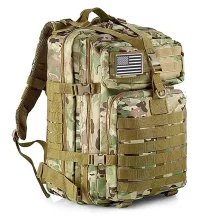 کوله پشتی تاکتیکال 45 لیتری مدل Military بج دار