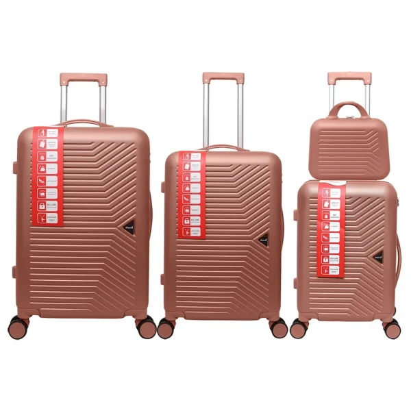 چمدان Three Birds مدل TB40362-4X مجموعه 4 عددی