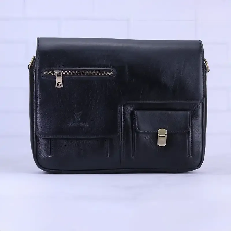 کیف رودوشی چرمسال مدل 727 سایز بزرگ