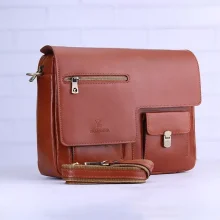 کیف رودوشی چرمسال مدل 727 سایز بزرگ