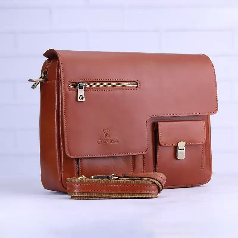 کیف رودوشی چرمسال مدل 727 سایز بزرگ