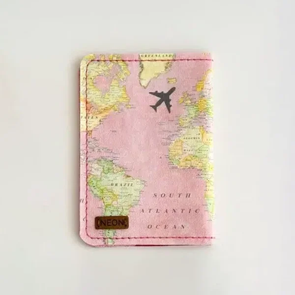 کاور پاسپورت و شناسنامه فانتزی چرم نئون مدل PC101