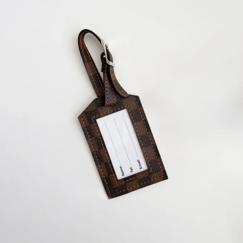 تگ چمدان طرح برند چرم نئون مدل Tag303