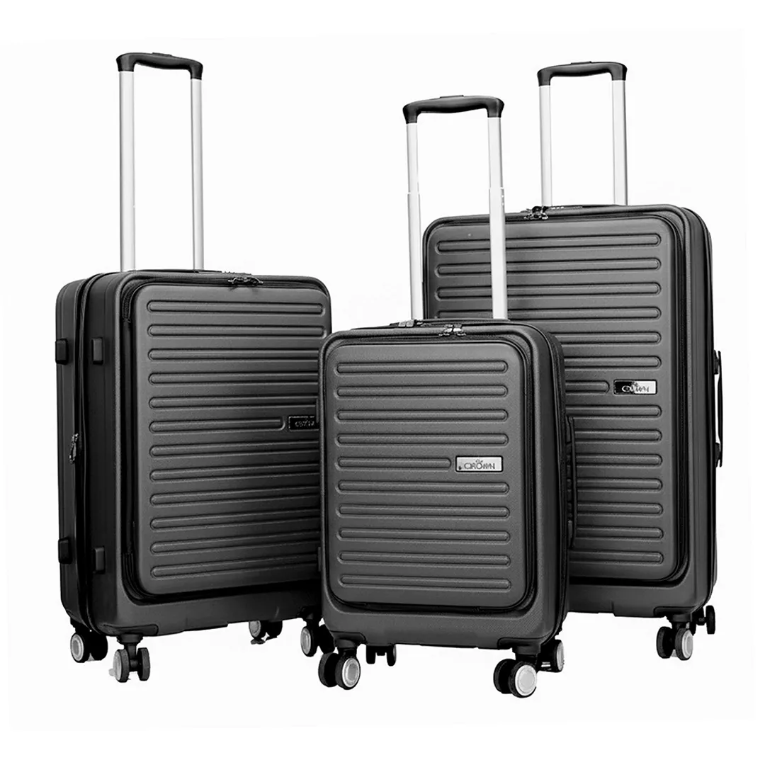 چمدان Crown مدل C204-3X مجموعه 3 عددی