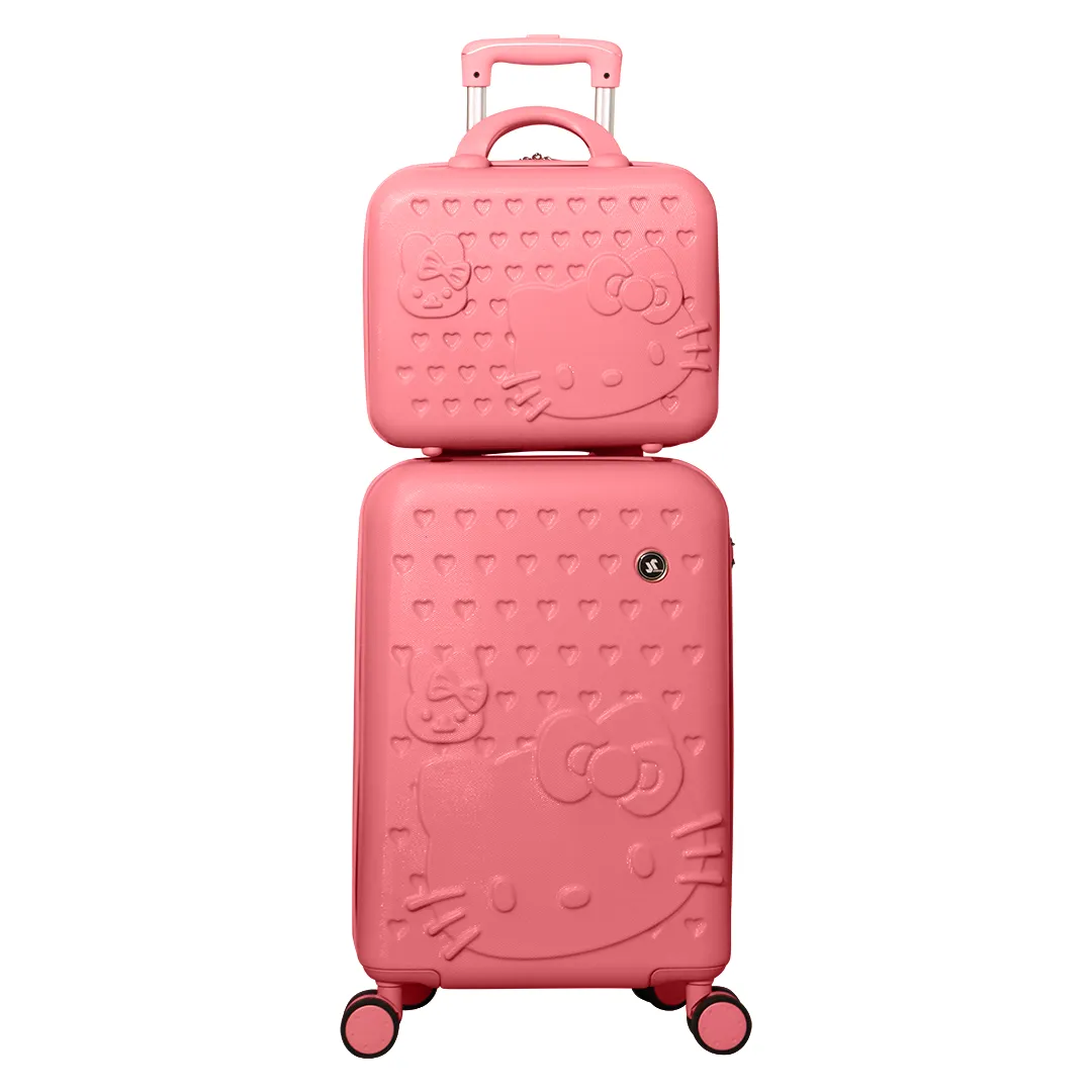 چمدان بچگانه MR طرح کیتی مدل MR-40235-2X مجموعه دو عددی