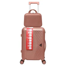 چمدان Three Birds مدل TB40362-SX سایز کوچک به همراه چمدان لوازم آرایشی