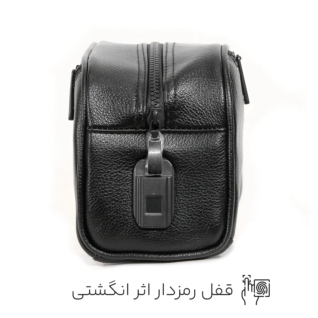 کیف دستی چرمی Mont Blanc مدل MB3050-Pro با قفل هوشمند اثر انگشتی