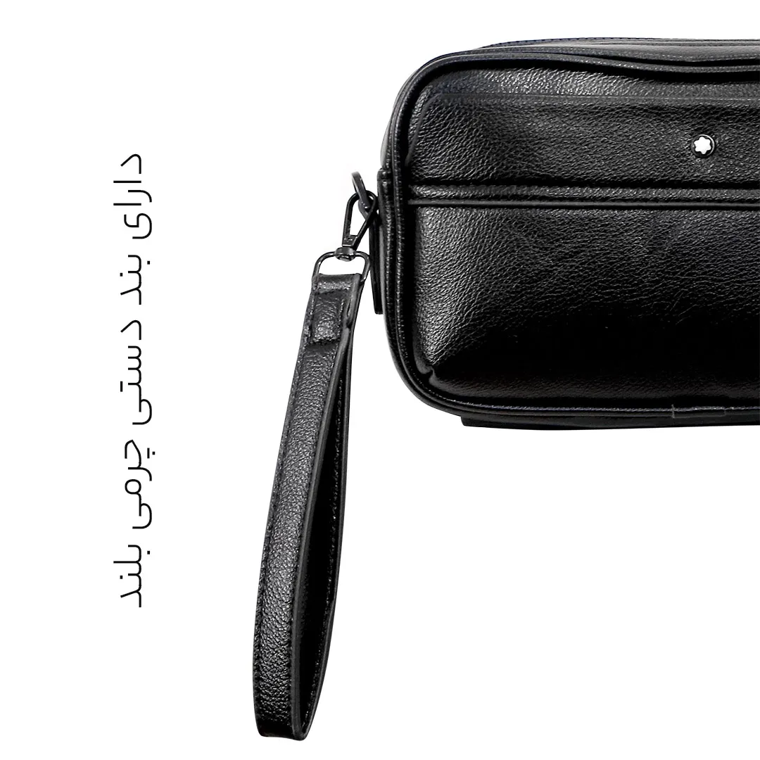 کیف دستی چرمی Mont Blanc مدل MB3052-Pro با قفل هوشمند اثر انگشتی