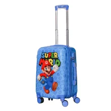 چمدان بچگانه خارجی مدل F-Super Mario سایز 18 اینچ