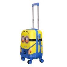 چمدان بچگانه خارجی مدل minion سایز 18 اینچ