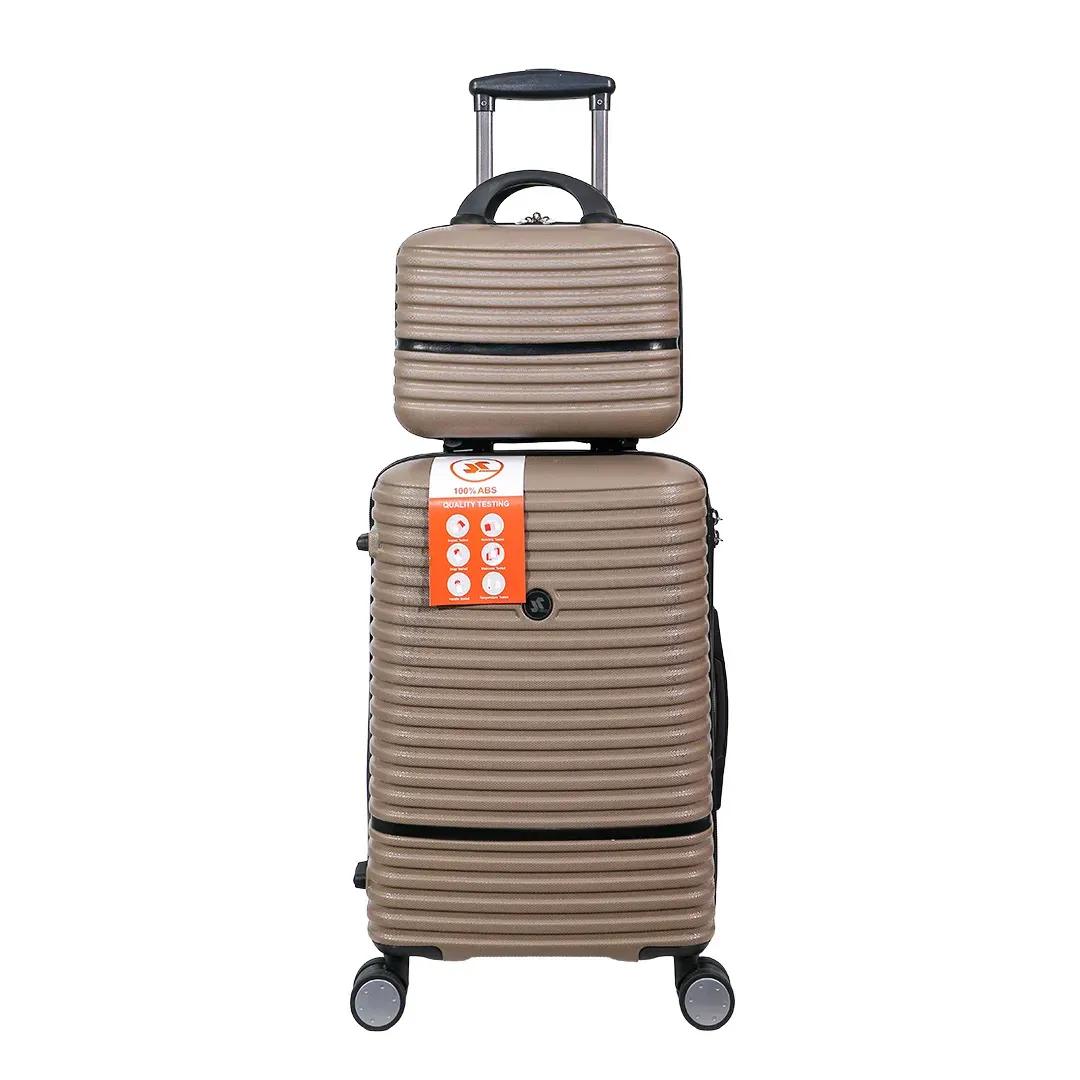 چمدان MR مدل MR-40353-B-SX سایز کوچک به همراه چمدان لوازم آرایشی