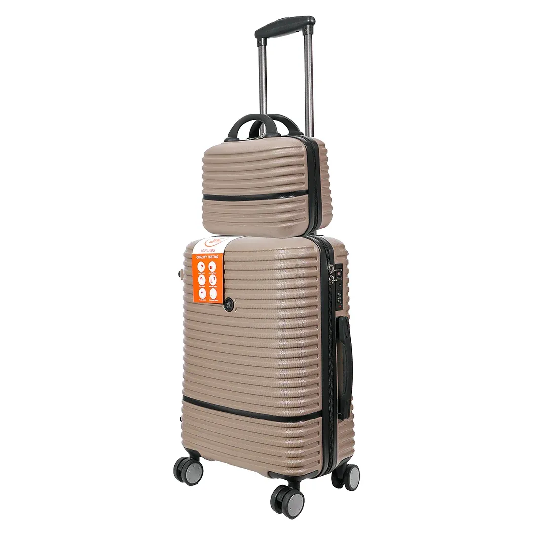 چمدان MR مدل MR-40353-B-SX سایز کوچک به همراه چمدان لوازم آرایشی