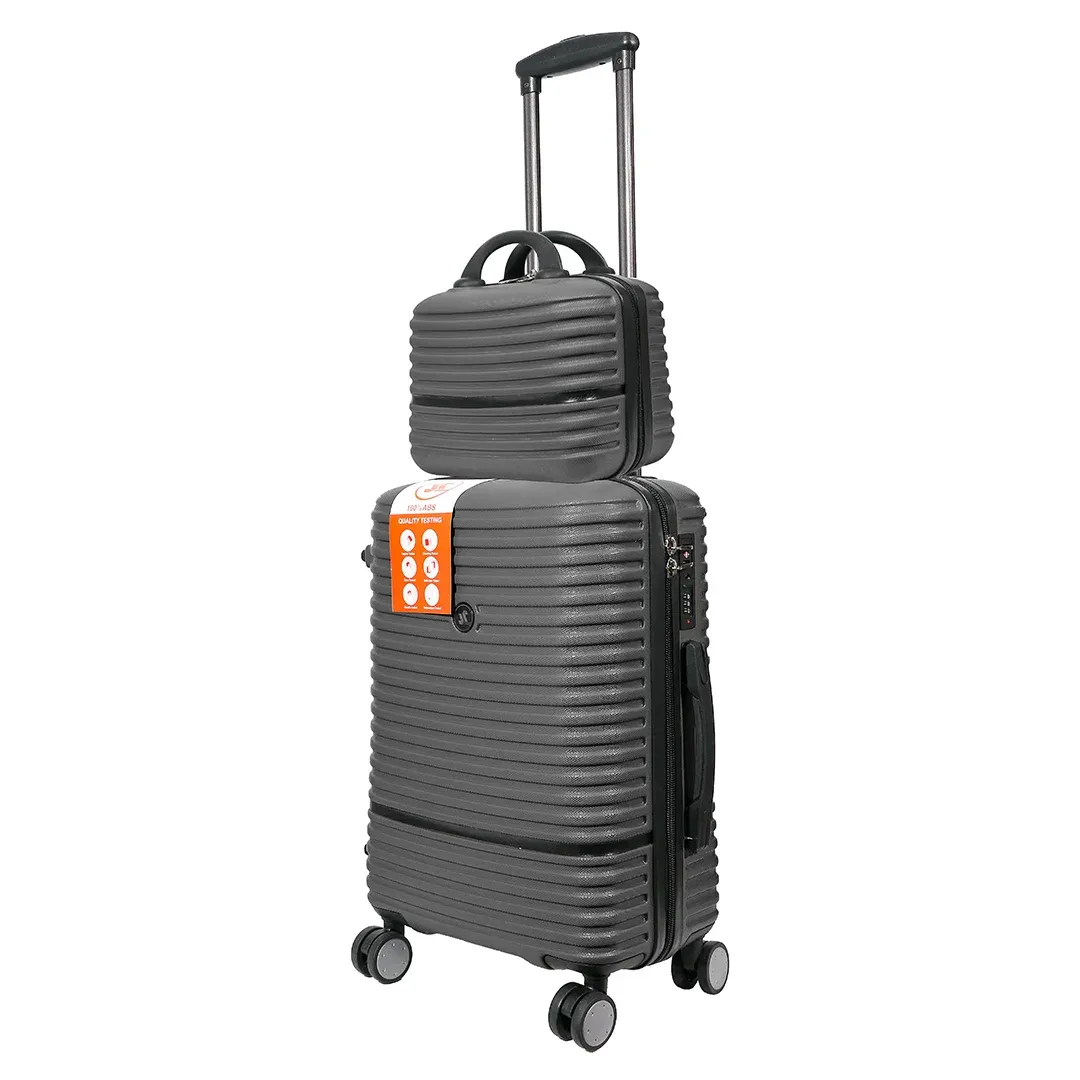 چمدان MR مدل MR-40353-B-SX سایز کوچک به همراه چمدان لوازم آرایشی