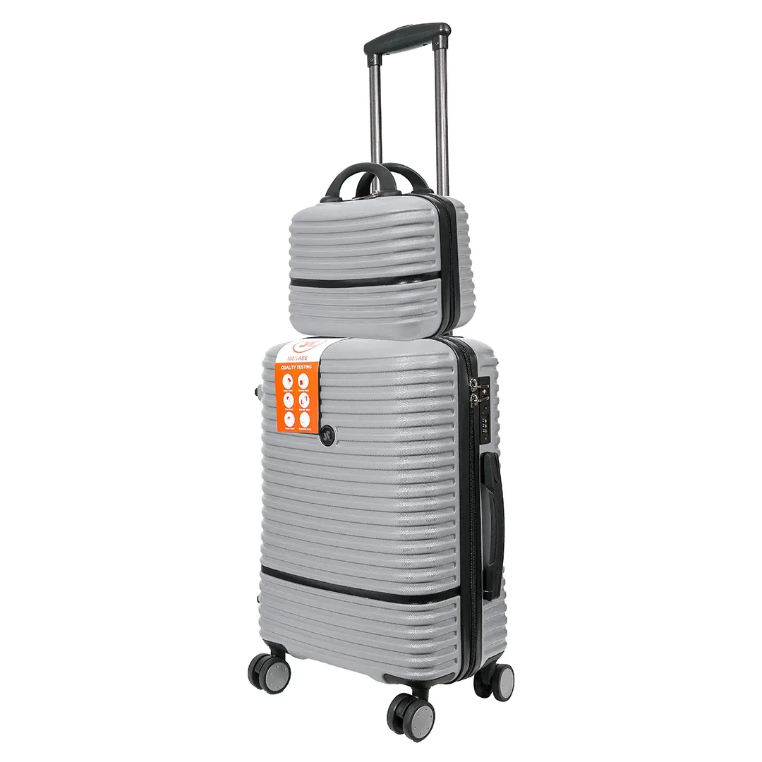 چمدان MR مدل MR-40353-B-SX سایز کوچک به همراه چمدان لوازم آرایشی
