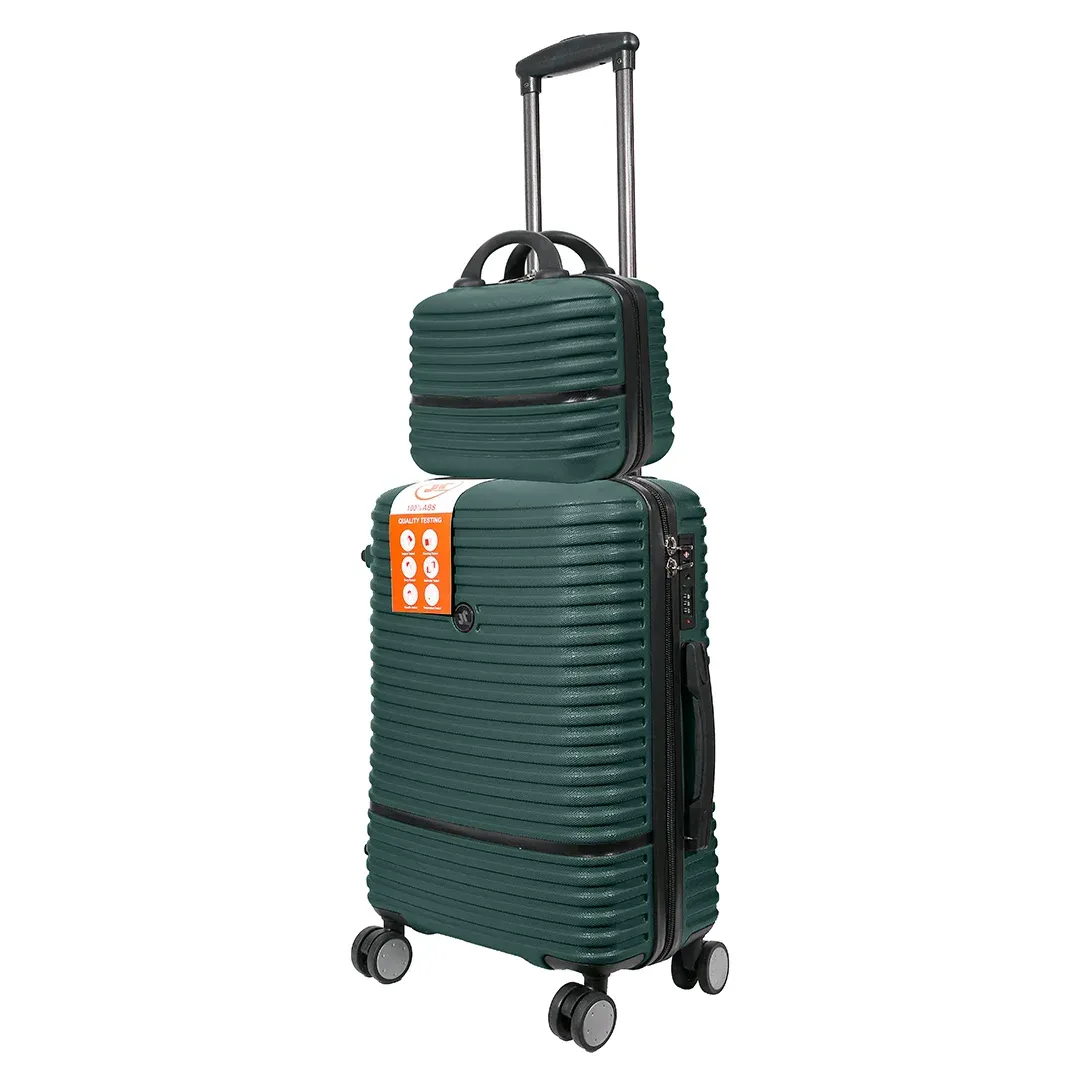 چمدان MR مدل MR-40353-B-SX سایز کوچک به همراه چمدان لوازم آرایشی