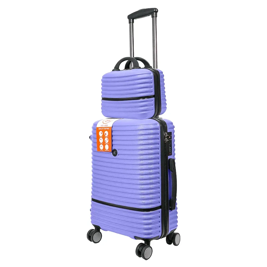 چمدان MR مدل MR-40353-B-SX سایز کوچک به همراه چمدان لوازم آرایشی