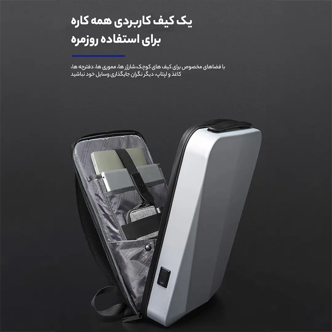 کوله پشتی لپتاپ Bange مدل BG-22201 با قفل و پورت USB