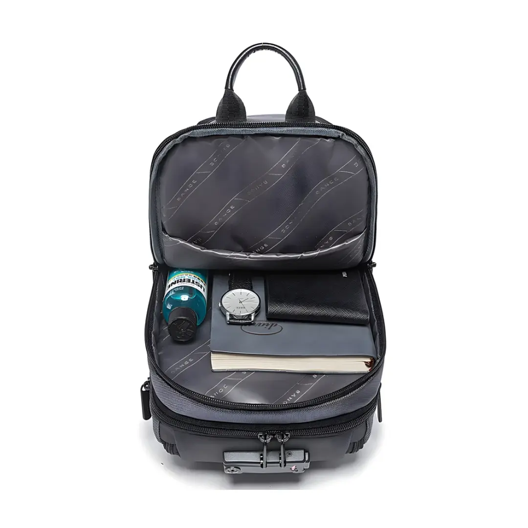 کیف دوشی کراس بادی اصل BG-7082 رمز دار با پورت USB
