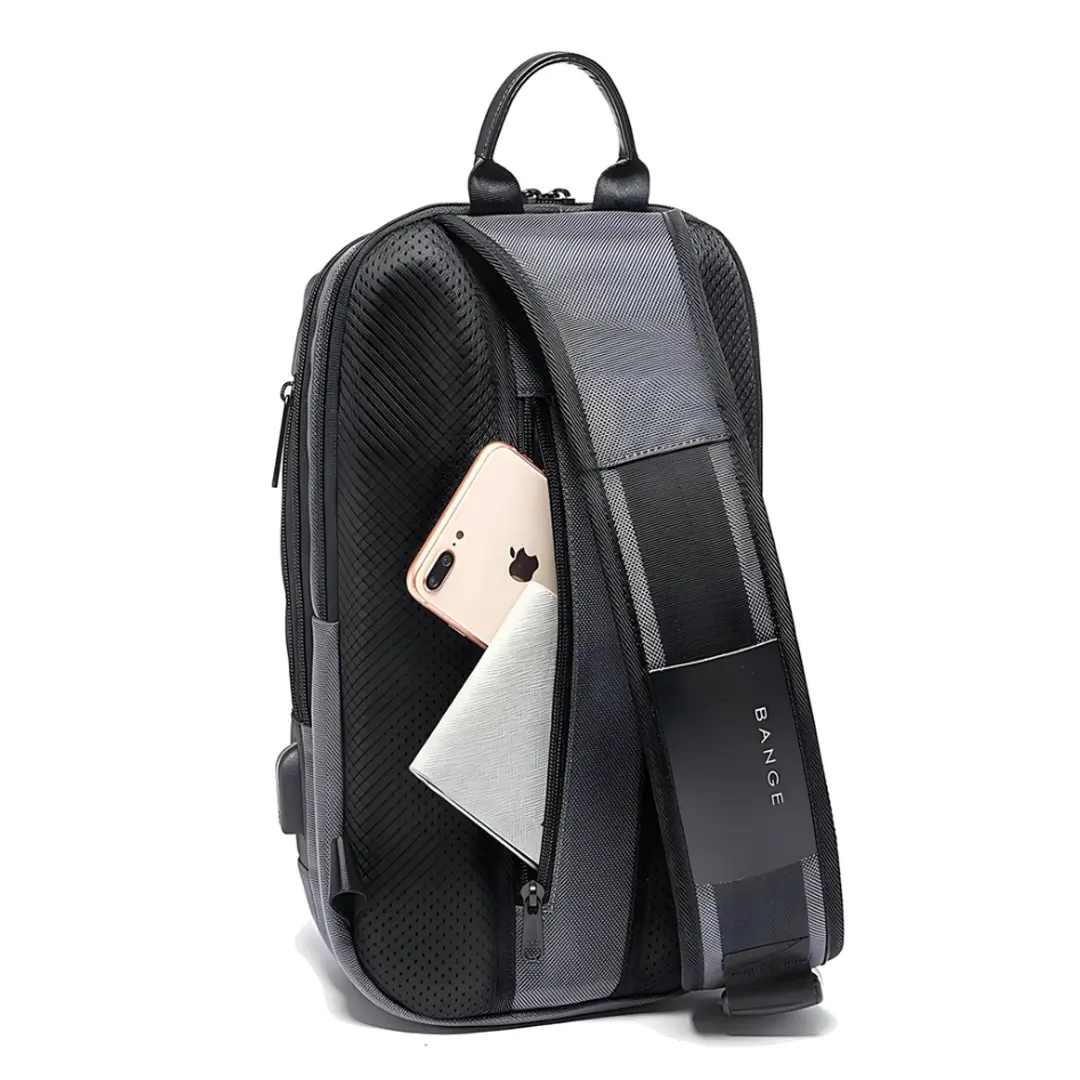 کیف دوشی کراس بادی اصل BG-7082 رمز دار با پورت USB
