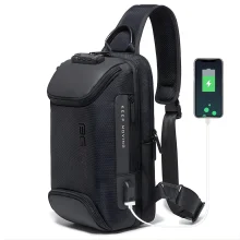 کیف دوشی کراس بادی اصل BG-7082 رمز دار با پورت USB