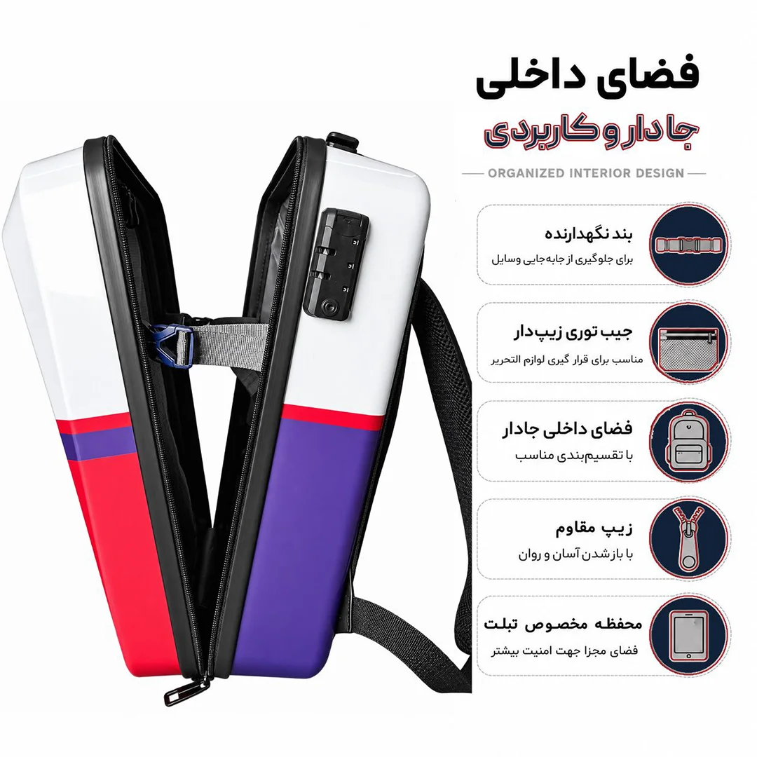 کوله پشتی مدرسه مدل MS1090 طرح TOMMY