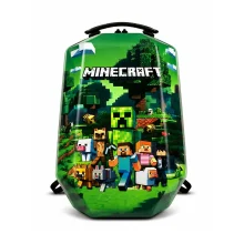 کوله پشتی مدرسه مدل MS1050 طرح MINECRAFT GREEN