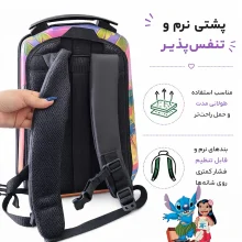 کوله پشتی مدرسه مدل MS1050 طرح استیج