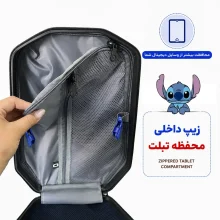 کوله پشتی مدرسه مدل MS1050 طرح استیج آبی