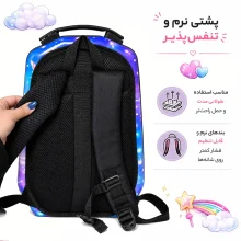 کوله پشتی مدرسه مدل MS1050 طرح تک‌شاخ