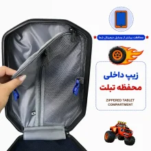 کوله پشتی مدرسه مدل MS1050 طرح ماشین ها