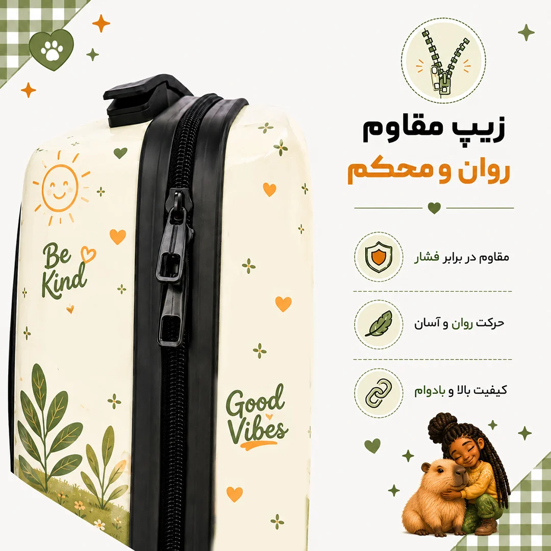 کوله پشتی مدرسه مدل MS1050 طرح دختر
