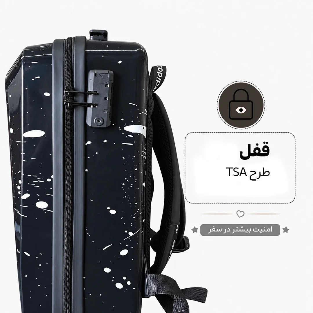 کوله پشتی مدرسه مدل MS1090 طرح ADIDAS