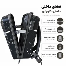 کوله پشتی مدرسه مدل MS1090 طرح ADIDAS