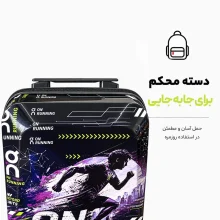کوله پشتی مدرسه مدل MS1090 طرح ON RUNNING