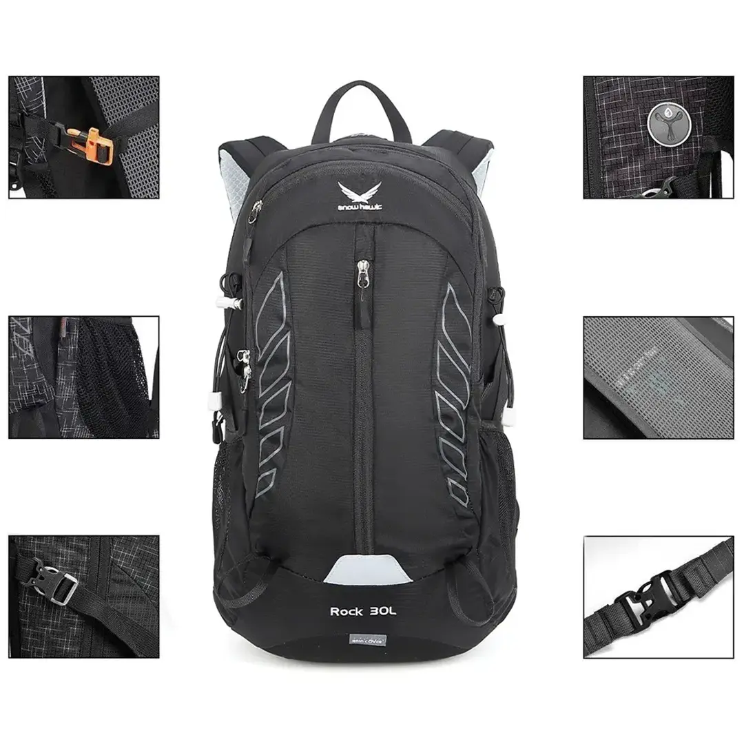 کوله پشتی کوهنوردی 30 لیتری اسنوهاک مدل ROCK کد SN-B3120